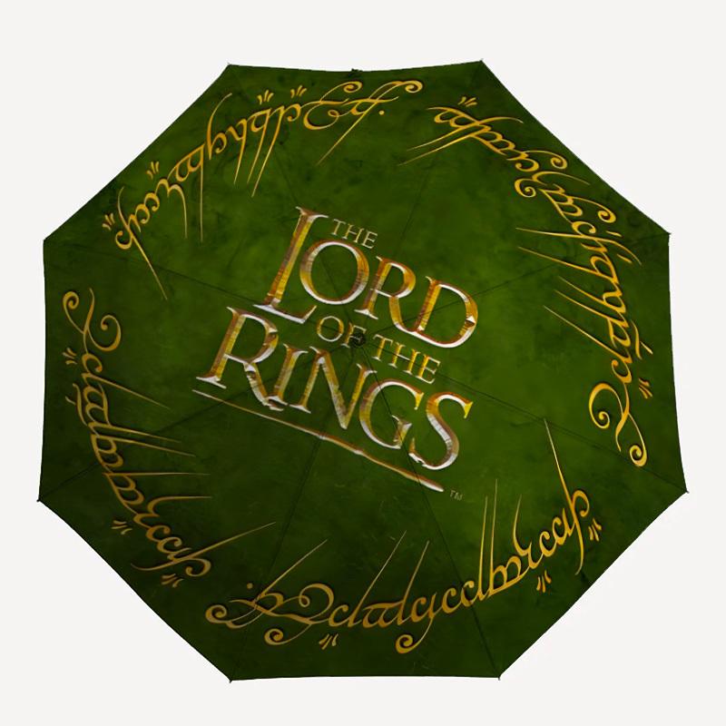 

The Lord of the Rings Auto Open/close, 8-Rib Iron Frame, Compact Folding Windproof Umbrella All-Season 0808087
