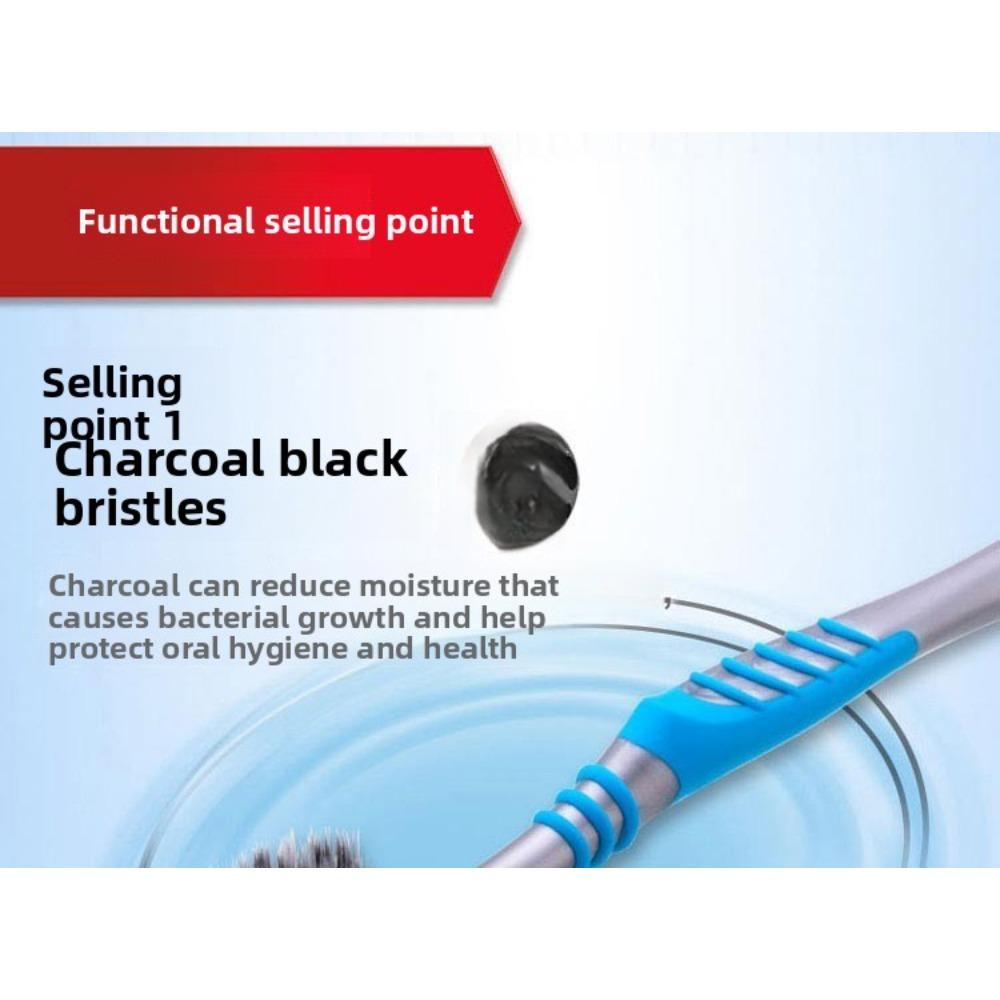 5PCS Colgate Toothbrush - Soft Bristles, Color Random, Adult Soft Hair Toothbrushes, Oral Care Family Pack