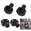 Motorcycle Handlebar Riser Kit Cruiser Bobber Retro Bike - 22mm 25mm Black Chrome Height Extension Mount