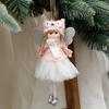 4 piezas Adornos de Ángel Decoraciones para Árbol de Navidad Decoraciones para Ambiente Festivo Adornos de Ángel de Acción de Gracias Pascua Decoraciones para Celebraciones de Fiesta