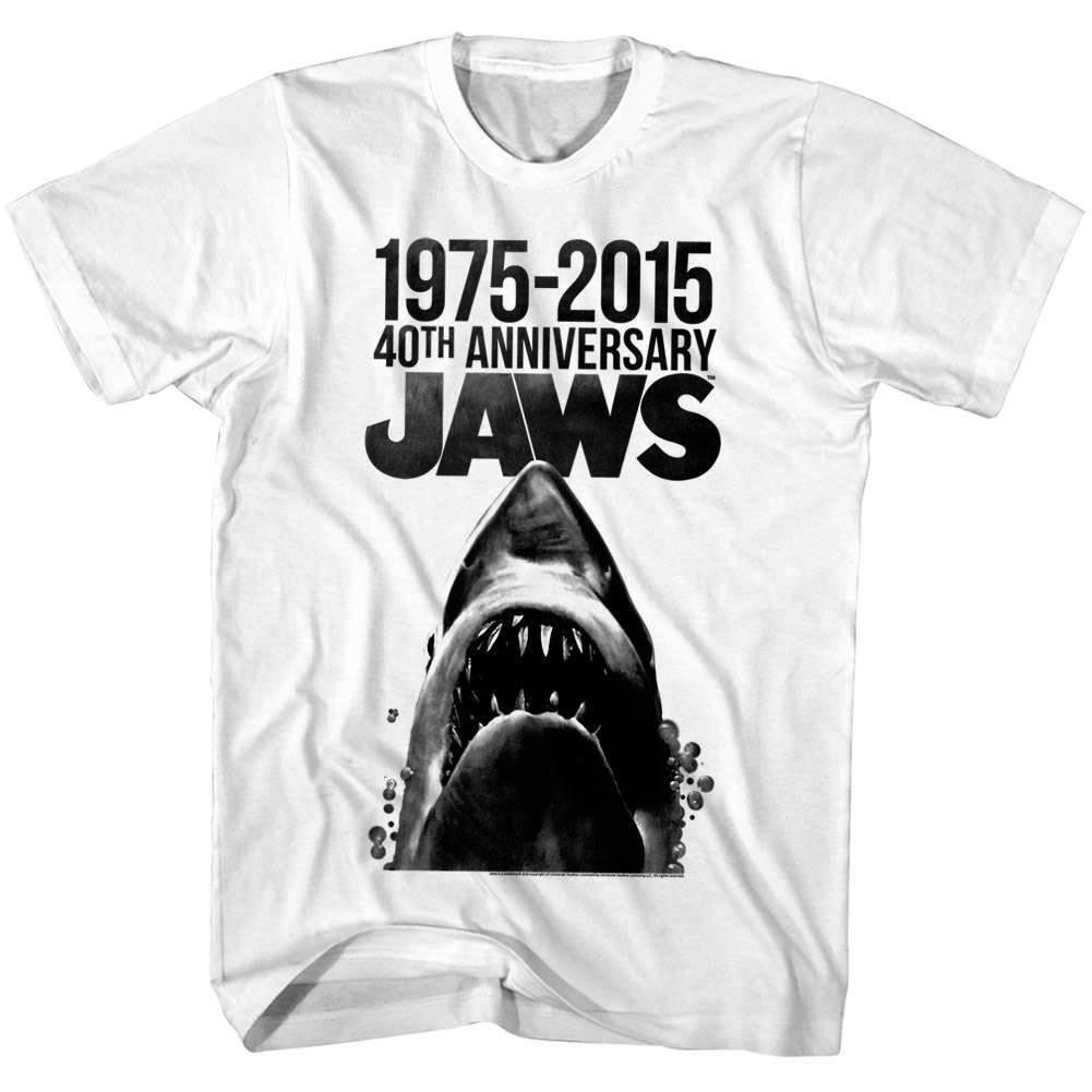 Jaws 40th Anniversary 1975-2015 Men T Shirt M