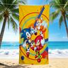 1Pc Sonic Friends Adventure Beach Towel Quick Dry Multiuse For Beach Pool Gym Yoga Home Travel Christmas Halloween Xmas Gift N1307