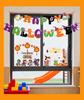 Kürbis Fenstersticker & Atmosphären-Flaggen - Halloween Glasaufkleber für Kindergarten & Geschäfte