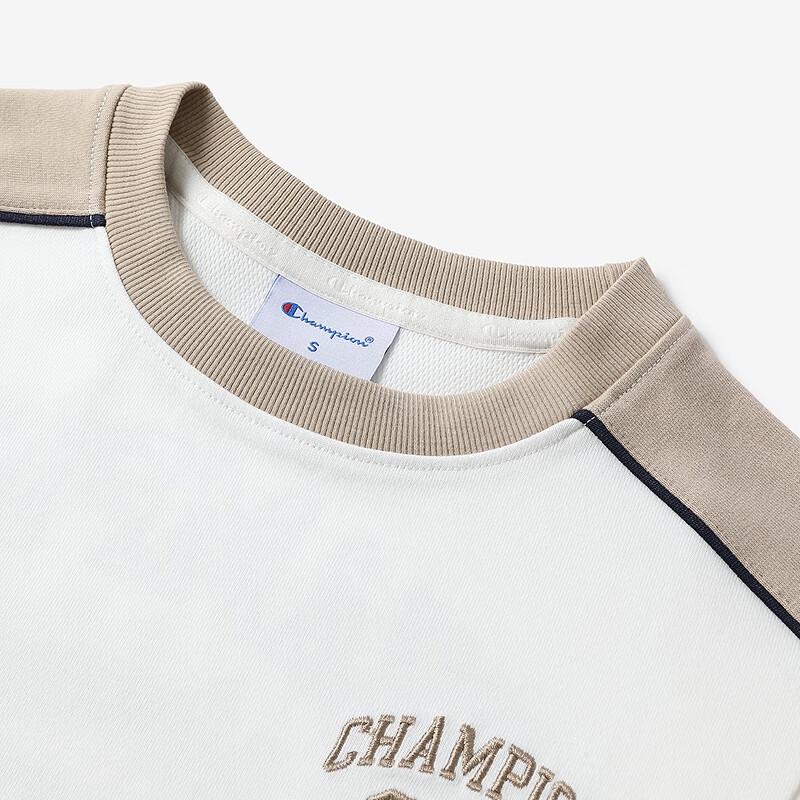Champion Unisex Kids' Retro Patchwork Crewneck Sweatshirt