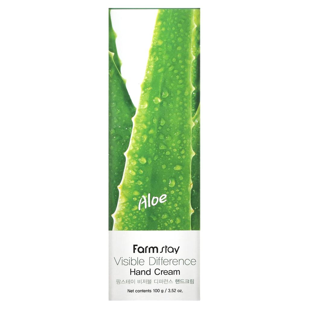 Visible Difference Hand Cream, Aloe, 100G(3.52Oz)