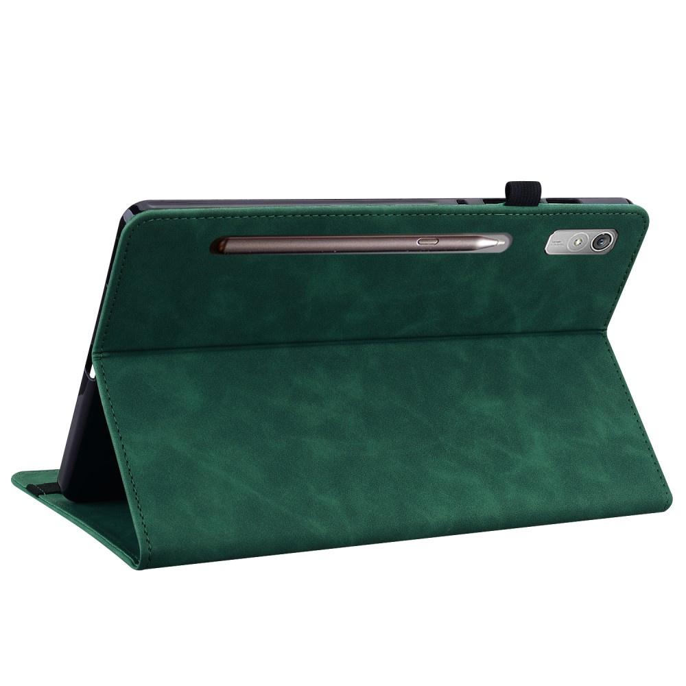 Case for Lenovo Tab P11 Pro Gen 2 TB132FU TB132XU 11.2", Wallet Pen Slot, Green