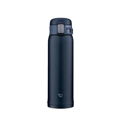 Vacuum Insulated Bottle 480ml, One-Touch Mug, Lightweight & Compact, Standard Type, Hot & Cold, Navy, SM-SF48-AD