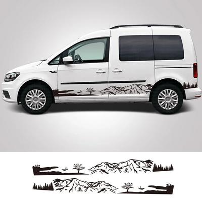 Car Stickers For Volkswagen VW Caddy MK1 MK2 MK3 MK4 4 3 2 Maxi Kombi Vinyl Decals Camper Van Graphics Auto Tuning Accessories
