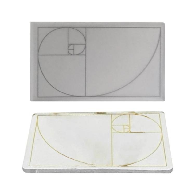 Clear Acrylic Ruler Golden Section Finder Golden Ratio Ruler Tool Drafting