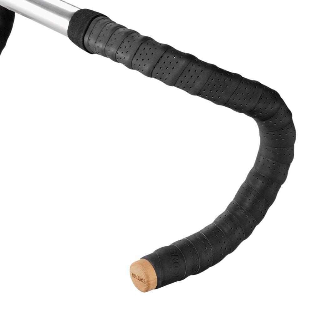 Japanese BROOKS Bicycle Grips and Bar Tape BAR Black [Official Product] [LEATHER TAPE]