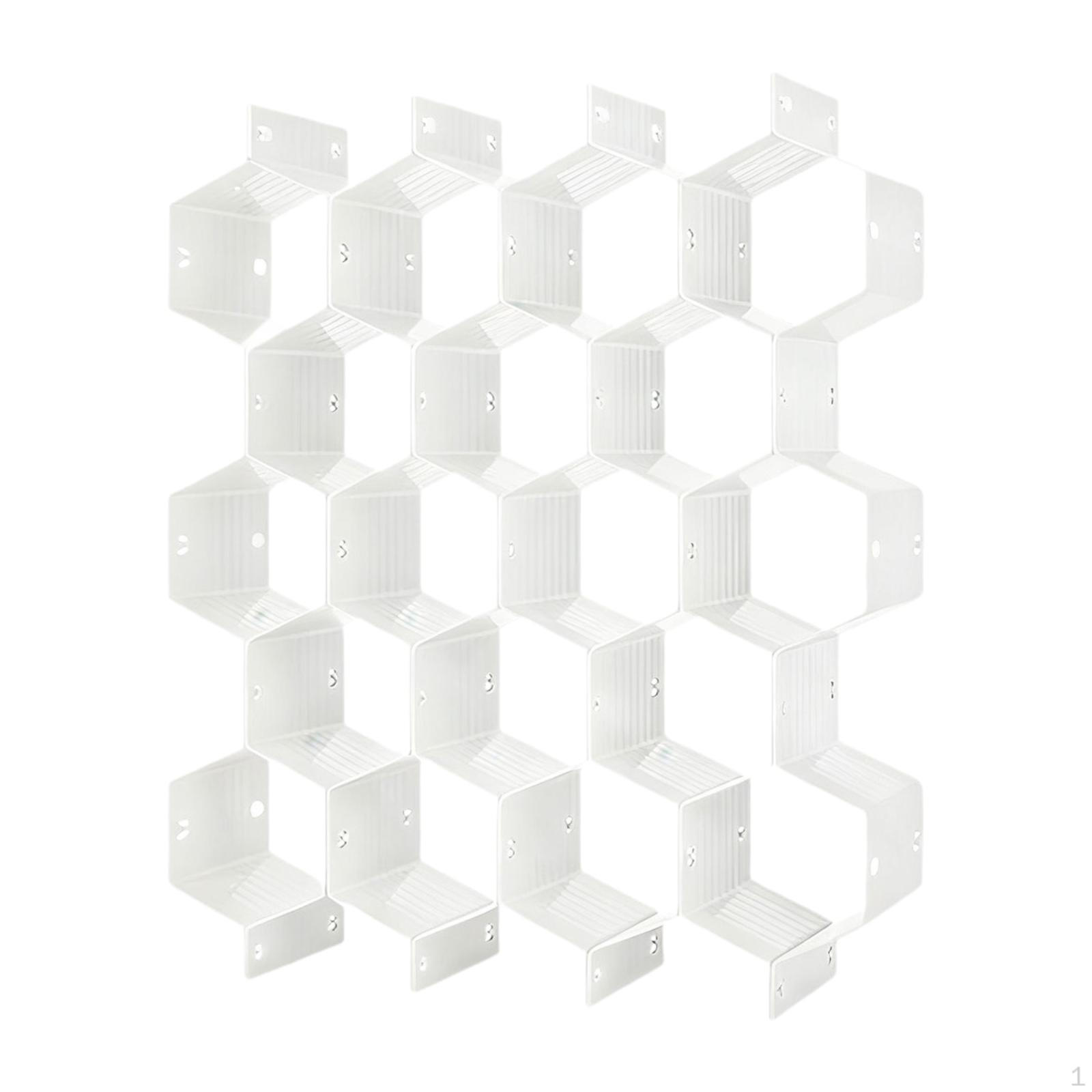 

Partition Cabinet Clapboard Storage Boxes DIY Grid Honeycomb Drawer Divider for Dorm Room