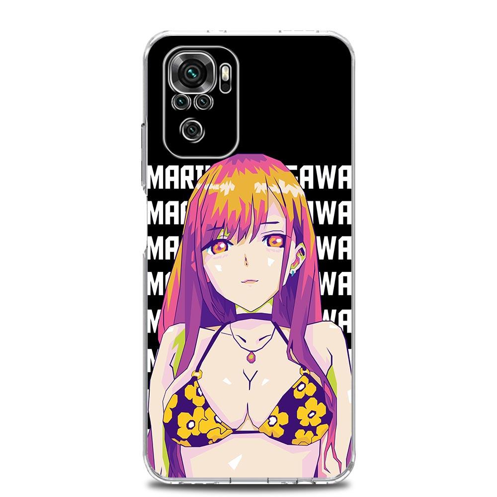 Japan My Dress Up Darling Anime Phone Case For Xiaomi Redmi Note 12 11 9S 9 8 10 Pro Plus 7 8T 9C 9A 8A K40 Gaming Clear Cover