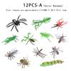 12/17/22Pcs Simulation Insect Toy Insect Model Mini Insect Spider Ladybug Scorpion Butterfly Jewelry Festival Gift Party Gift