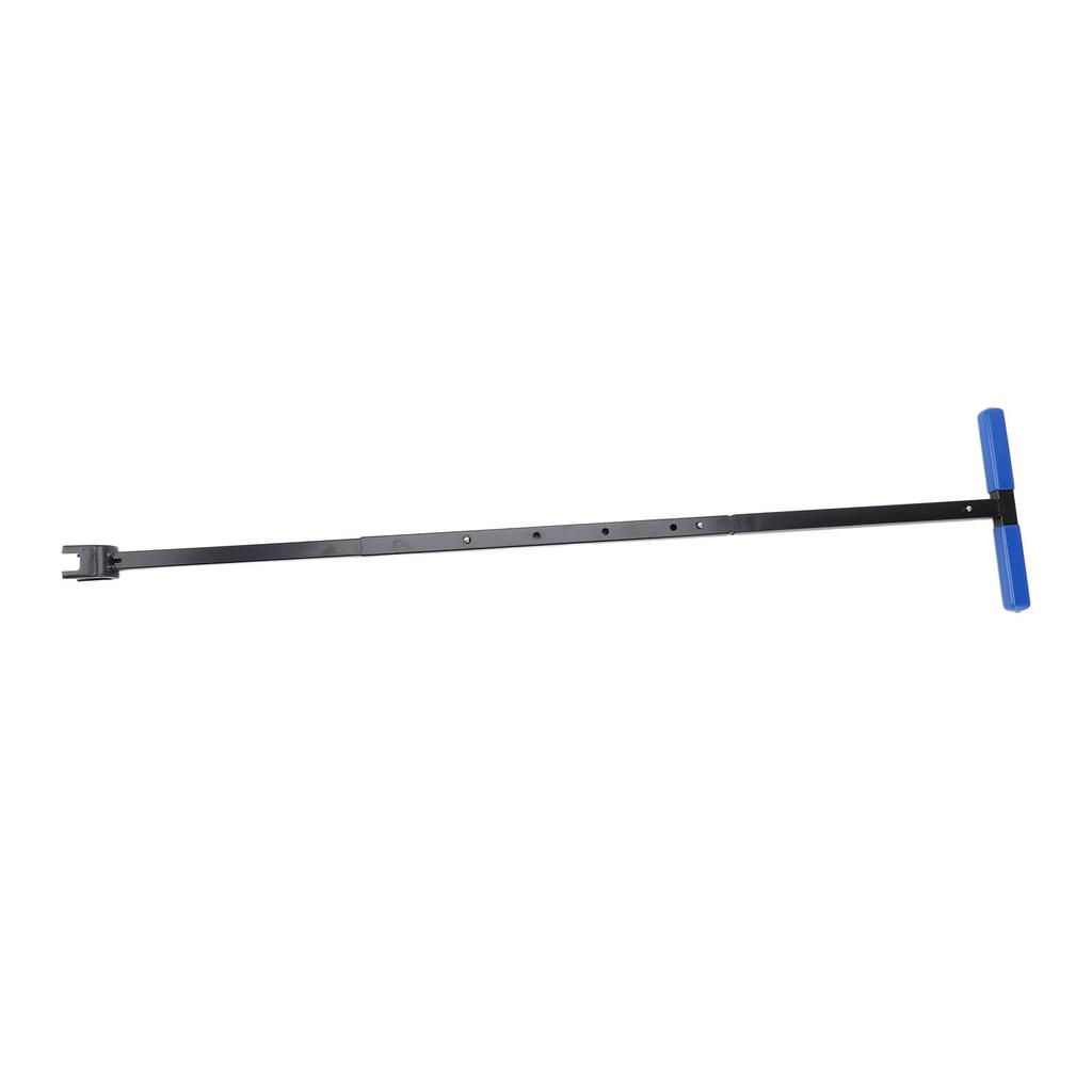 Wasserzählerschlüssel Faltbarer T-Griff Stahl Multifunktionales Wasserabsperrwerkzeug für Reparaturen Blau