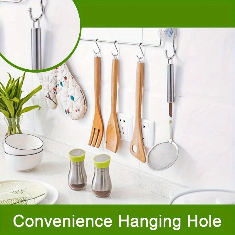 Long-handle Stainless Steel Filter Spoon, Fine Mesh for Skimming Grease and Foam. Practical Essential Kitchen Tool for Cooking.