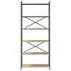 Bookshelf Sonoma Oak 80 x 30 x 189.5 cm Engineered Wood