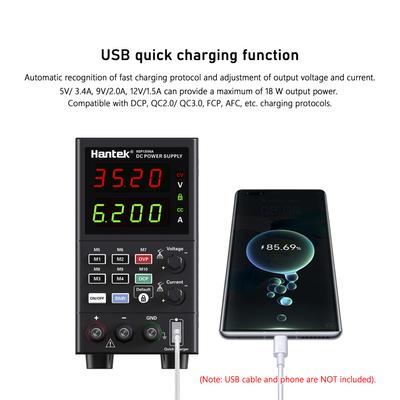Hantek HDP135V6A Digital Bench DC Power Supply Variable 35V 6A Adjustable Switching Regulated Power