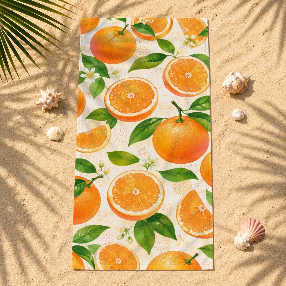 Summer Fruits Towel Five-Star Hotel Quality Eco-Friendly Ultra Soft Thick Towels & Beach Towels Gym Shower