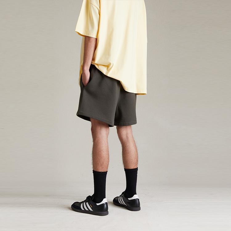 Fear of God Essentials Fleece Running Short Ink Men Bottoms Black 160SP244170F