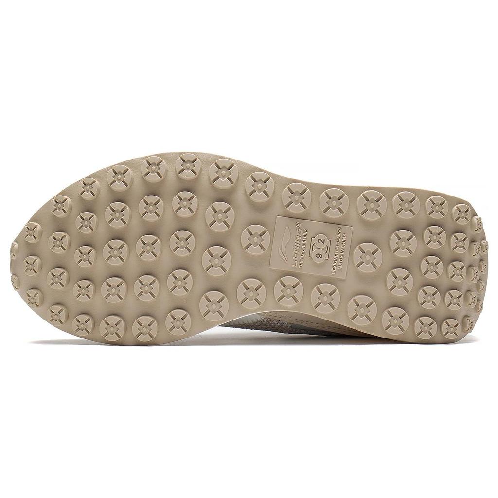 Li Ning Rebound Slip Resistant, Abrasion Resistant, Breathable Low Top Sports Casual Shoes Women's White Gray AGCS350-2