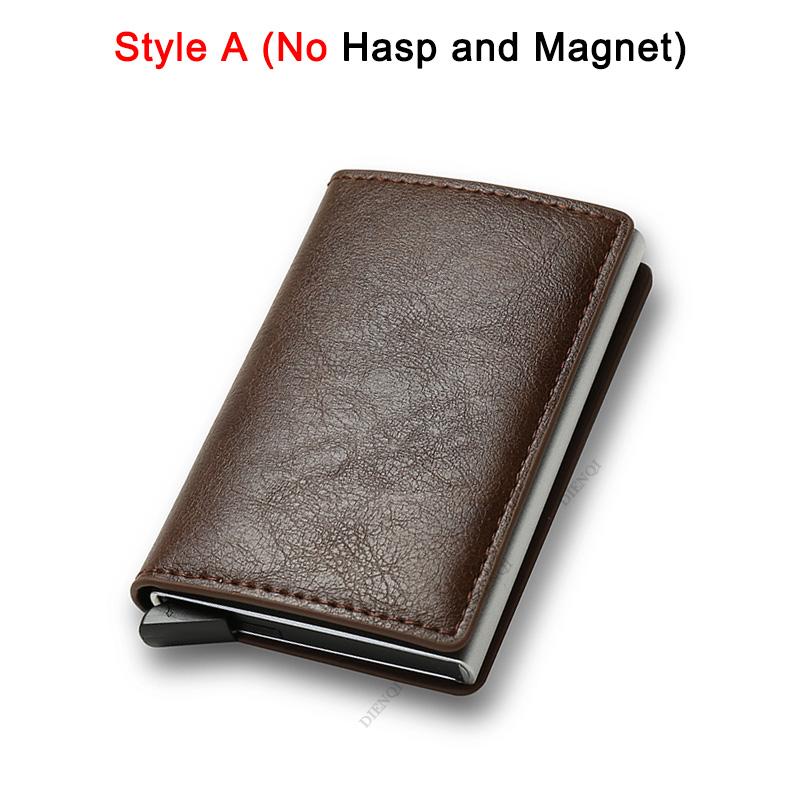 Anti Thief Rfid Credit Card Holder Smart Minimalist Wallet Pocket Men Women Slim Cardholder Bank Cash Creditcard Case Bag Purse