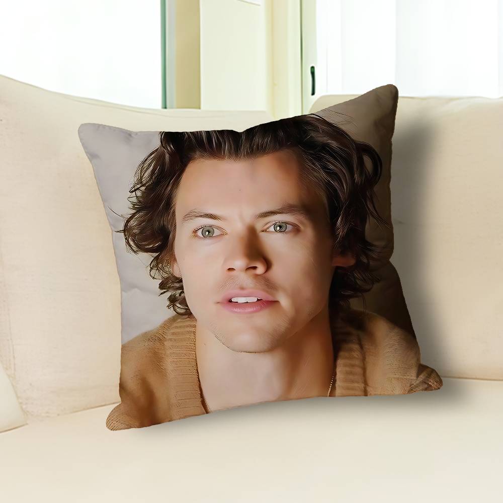 Povlaky na polštář H-Harry S-Styles pro ložnici obývací pokoj pohovku domácí dekorace Polyesterový potah na polštář se zipem