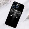 Wild Elephant Head Phone Case For iPhone 17 Pro Max 15 14 13 12 11 16 Pro Max Plus 12 13 Mini 16e 17 Air Cover