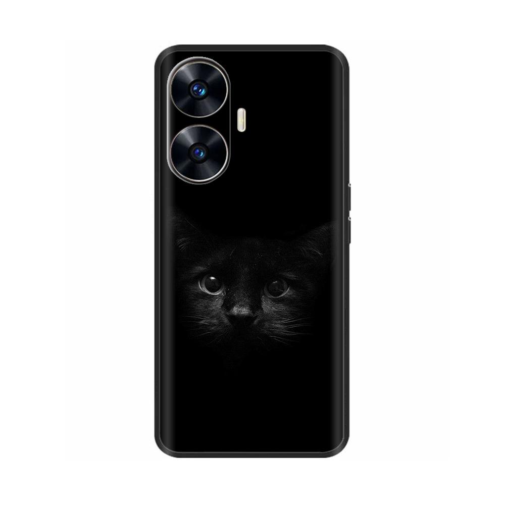 Θήκη Κινητού Για Realme C55 Μόδα Μαλακή Υγρή Σιλικόνη Πλήρης Προστασία Πίσω Κάλυμμα Για Realme Narzo N55 Θήκη C 55 RMX3710 Fundas