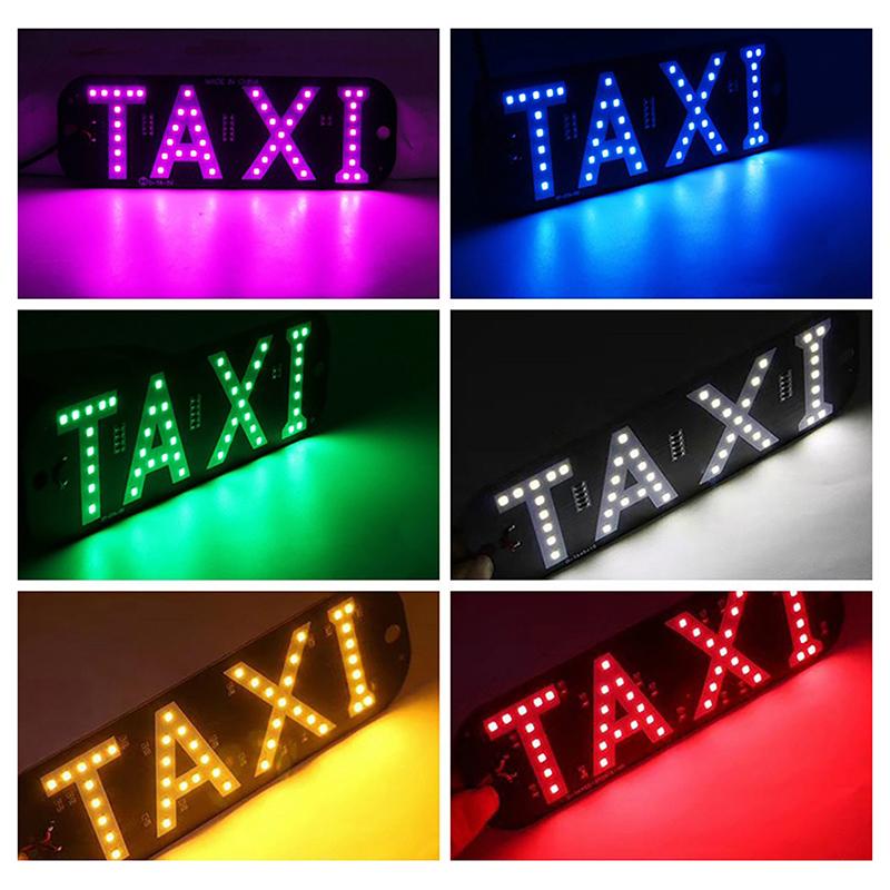 Led Signal Light Taxi Signal Lamp For Taxi Logo Light Usb Led Cab Panel Indicator Lights Signal Lamp Auto Decoration Lamp
