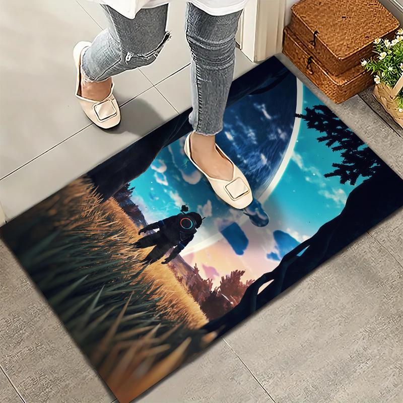 No Mans Sky Carpet Rug for Living Room Bedroom Home Sofa Decoration,Kids play Nonslip Floor Mat