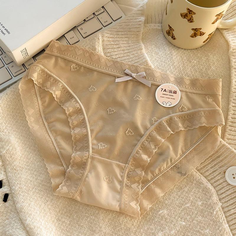 

Женское ледяное шелковое нижнее белье Женское хлопковое антибактериальное ластовица Низкая посадка Бесшовное нижнее белье-треугольники XL кофейный