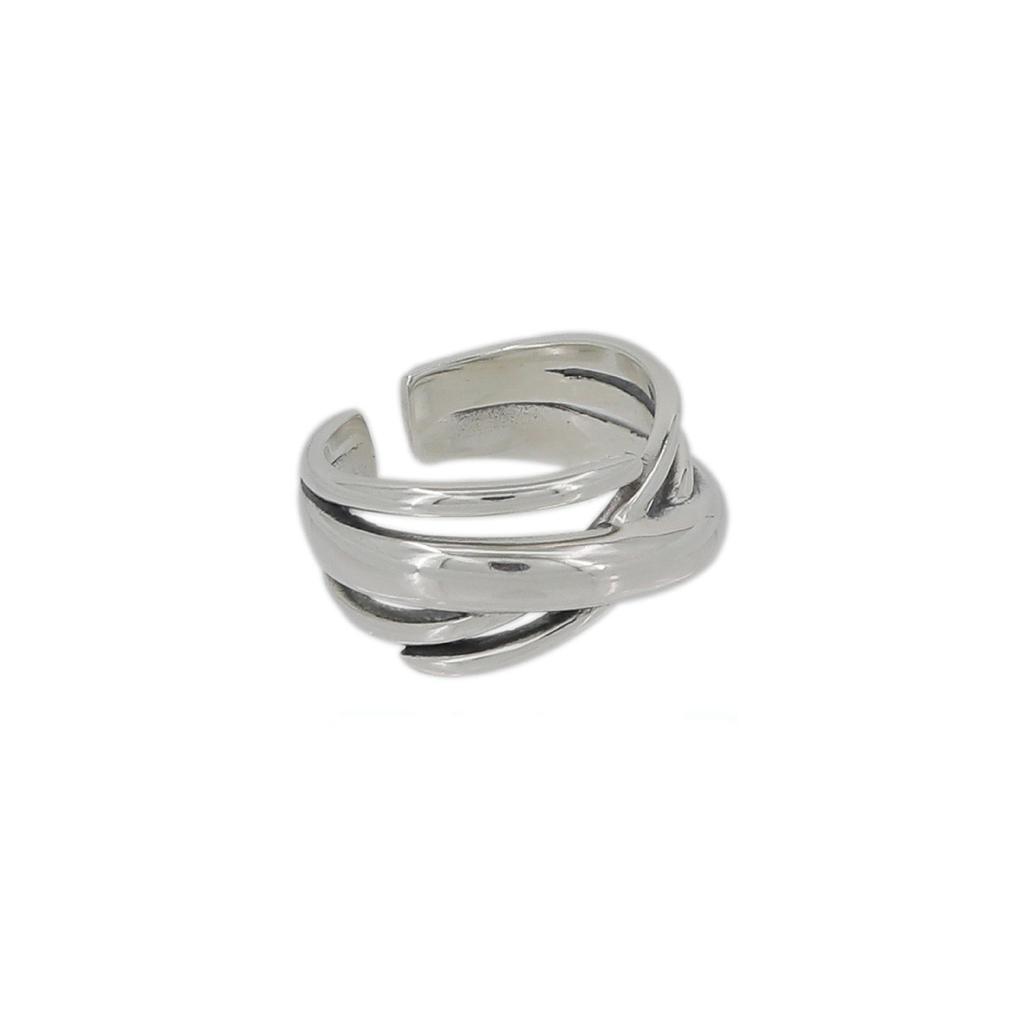 Retro Geometric Adjustable Ring - Versatile, Popular Hip Hop Style for Women