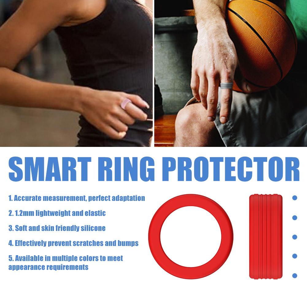 Silicone Smart Ring Cover for Oura Ring Gen4 Anti-Scratch Anti Drop   Protective Case For Samsung Smart Ring Accessory
