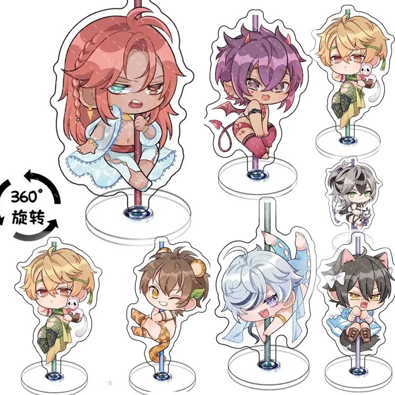 Creative Cartoon Game Anime NU: Carnival Love Pop Acrylic Stand Aster Figure Eiden Statue Garu Desk Ornaments Fans Collect Gifts