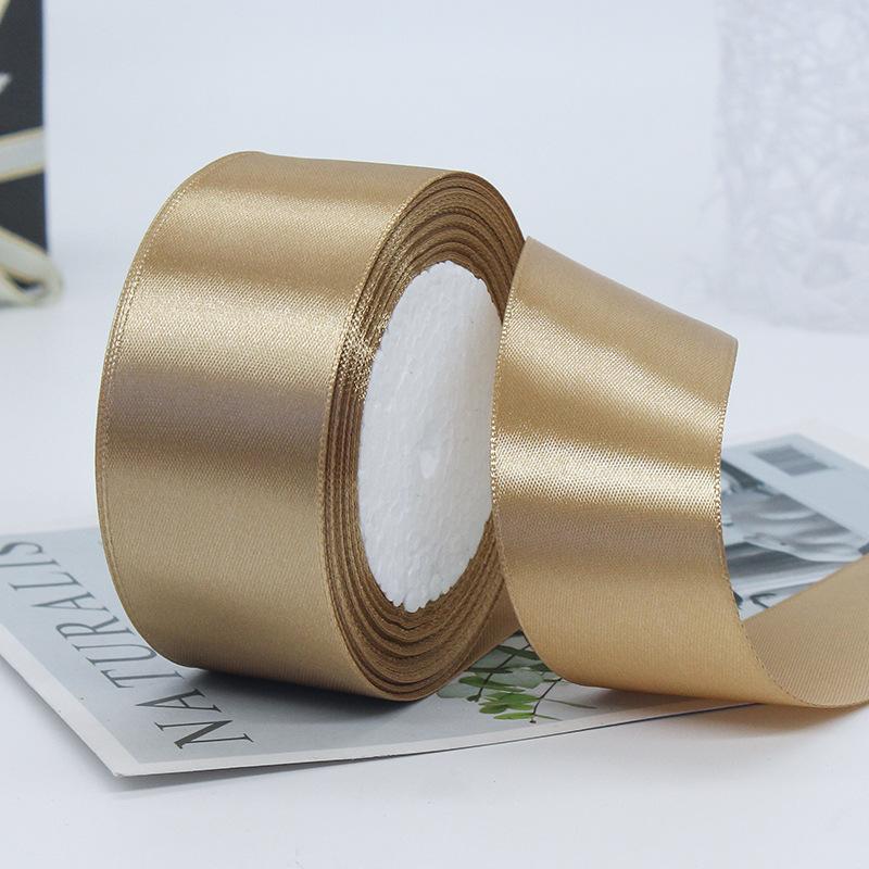 25Yards/Roll 40mm Satin Ribbons DIY Bow Handmade Gift Packing Artificial Silk Roses Crafts Supplies Sewing Accessories Material