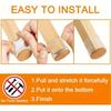 24 Pcs Chair Leg Protectors for Hardwood Floors Silicone Chair Caps Covers Feet Furniture Pads Sliders Wrapped Felt Bottom