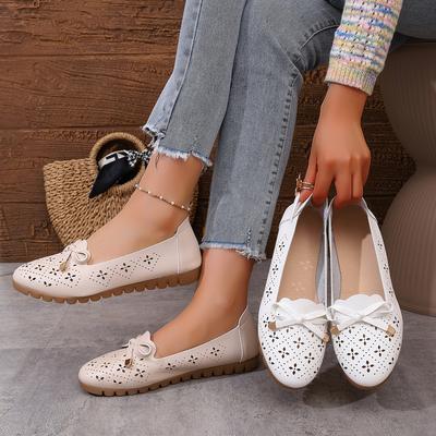 Dámské baleríny Nové nazouvací designové boty Dámské pohodlné duté mokasíny Letní protiskluzové venkovní tenisky Dámské Zapatos De Mujer