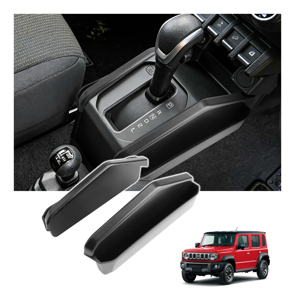 BSTW Vehicle Jimny Sierra Nomad JB64W JB74W JC74W Compatible Console Shift Side Pocket Storage Box Set Tray Gap Storage Small Item Organizer Drop