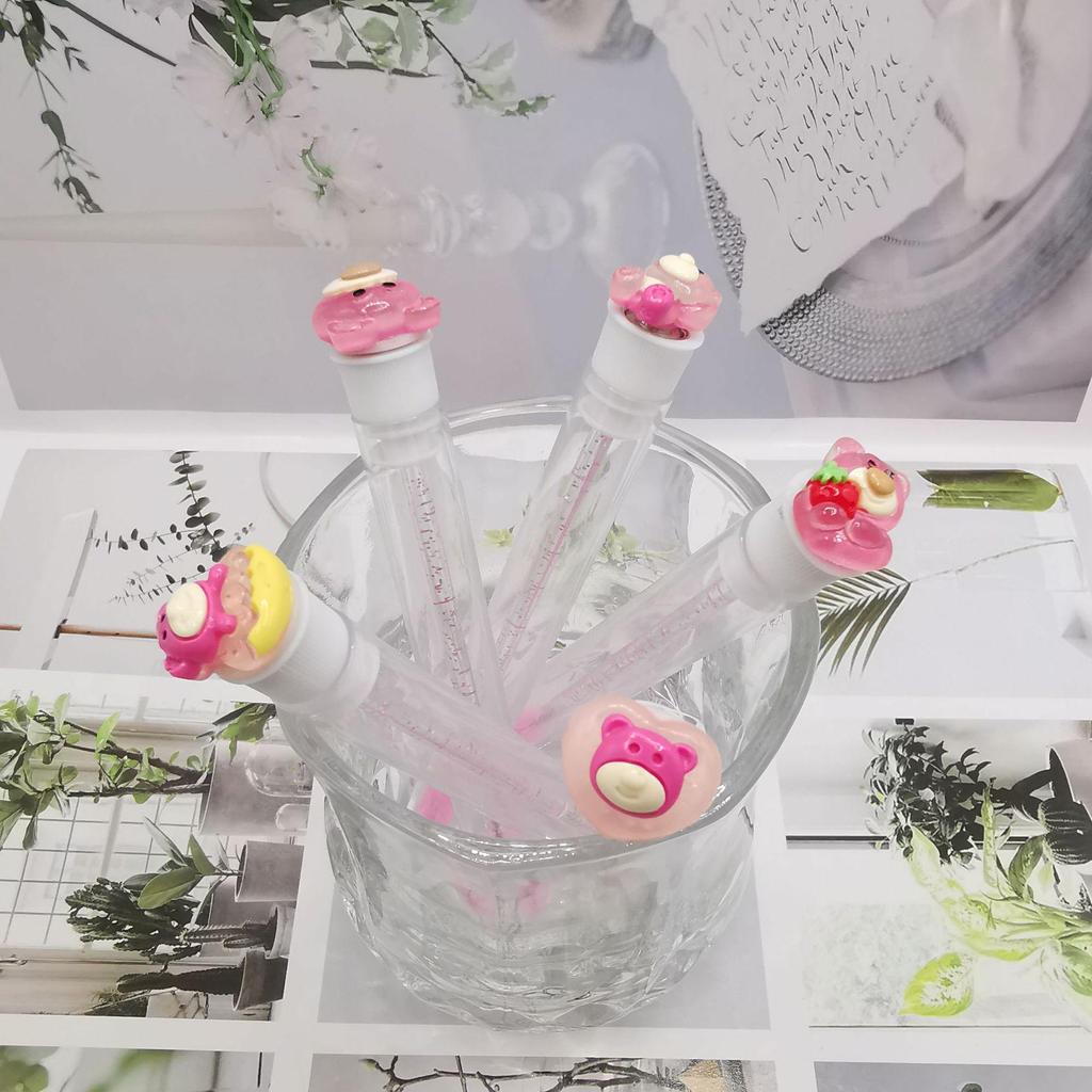 Rotating Cartoon Crystal Eyelash Brush: Portable Makeup Tool