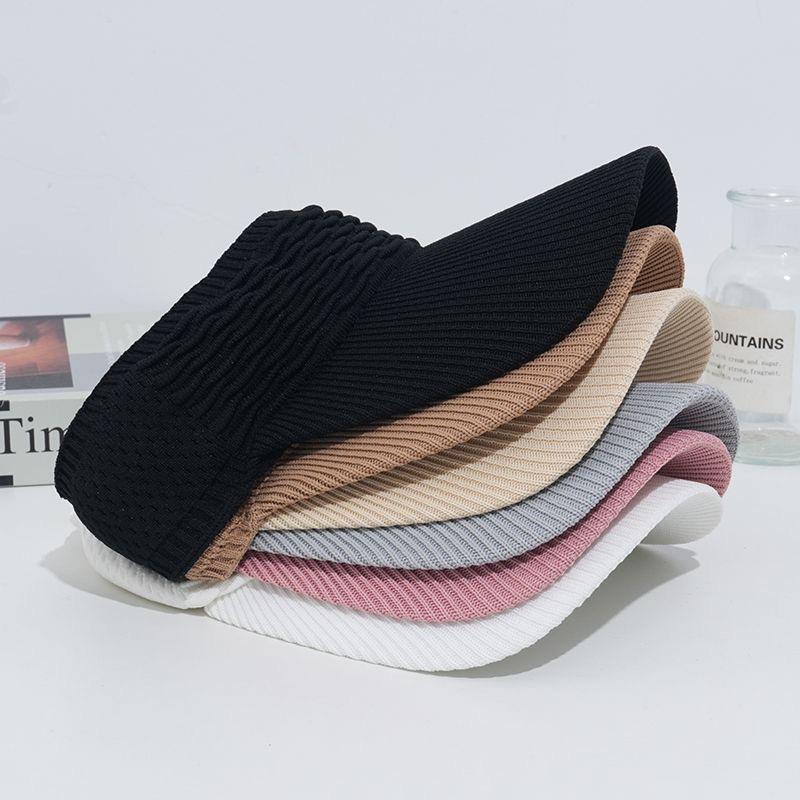 Hut im koreanischen Stil mit Strickmuster in Fischschuppenoptik - Sommer-Entenschnabelkappe für Outdoor-Sportarten