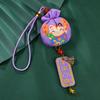 Handmade Lucky Lotus Pod Sachet: Embroidered Safety Charm & Coin Purse for Dragon Boat Festival