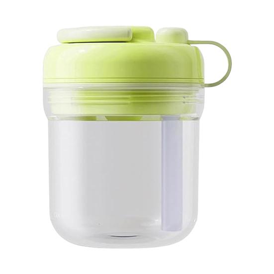 

Портативный аппарат для изготовления кубиков льда 2-в-1 и термокружка с соломинкой, герметичная, без BPA, пластиковый стакан, силиконовая форма с легким извлечением для холодных напитков, для путешествий зелёный