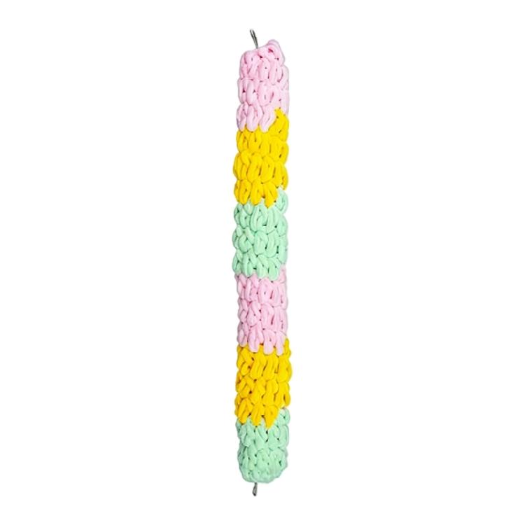 

Wide Comfortable Climbing Rope Toy with Removable Hook Machine Washable Cotton Rope For Cages And amusement зелений