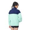 Adidas Tiberio Aero Lady Double Knit Jersey Regular Fit Track Aqua J130 Top, Jacket, Kids' JSY39, Semi-Flash (IS5173),