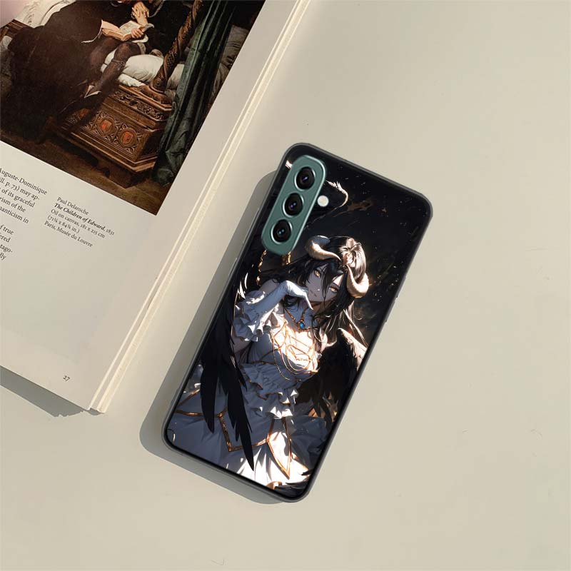 Albedo Overlord Phone Case For Samsung A04S A05S A15 A25 A35 A55 A14 A24 A34 A54 A71 A51 A41 A31 A21S A11 Galaxy Note 20 10 9 8