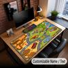 Fantasy Adventure Theme Custom Mouse Pad Personalized With Name Text Customized Desk Mat For Office Home Decor