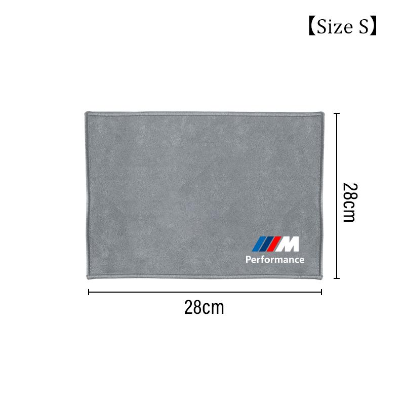 BBKD8 Suede Coral Fleece Car Wash Towel For BMW M3 M4 M5 X1 X3 Auto Detailing Drying Rag F93 F97 G30 G20 G05 G06 Tuning Accessories