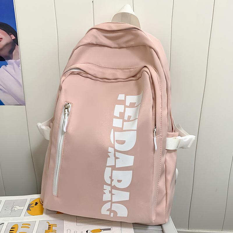 School Bag Elementary School Girl Junior High School Student High School Student College Student Backpack Boy Letter Backpack