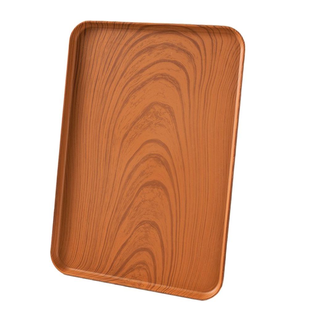 New Rectangular Pallet Plastic Nordic Style Food Bread Pan Dessert Pallet Household