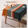 Nappe Rectangulaire Pied-de-Poule Classique Imperméable Résistante à l'Huile et aux Taches Lavable sans Essuyage Housse de Table de Cuisine Décoration de Maison